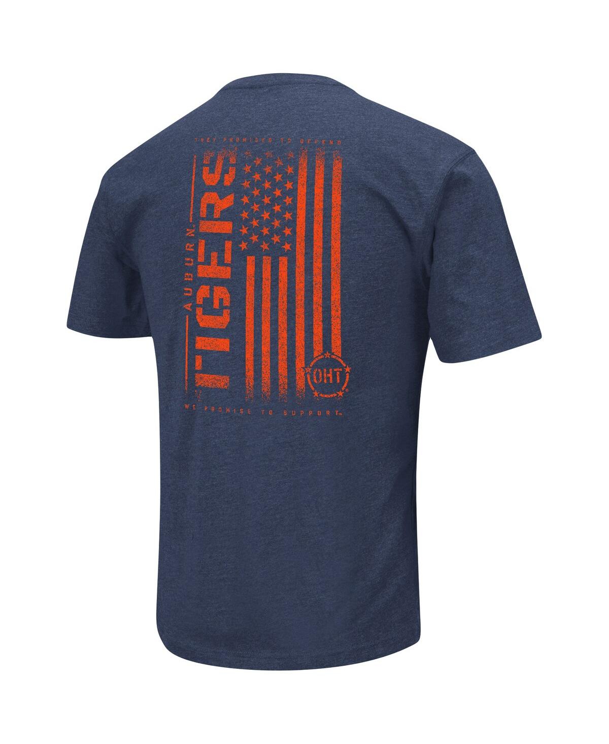 Shop Colosseum Men's  Navy Auburn Tigers Oht Military-inspired Appreciation Flag 2.0 T-shirt