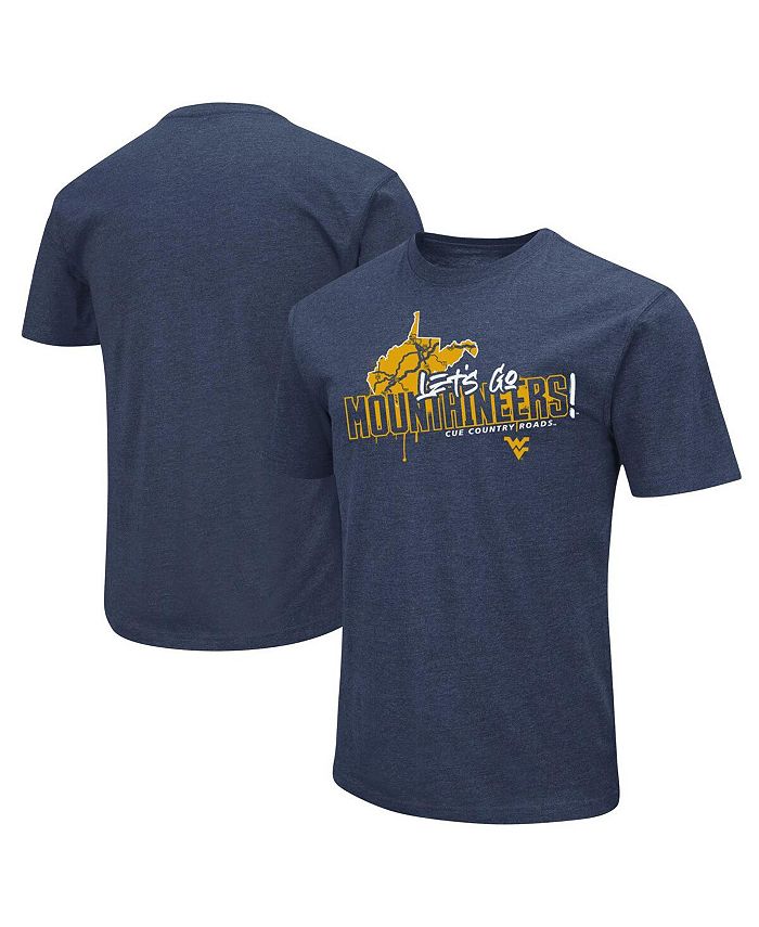 Colosseum Men's Navy West Virginia Mountaineers 2022 Fan T-shirt - Macy's