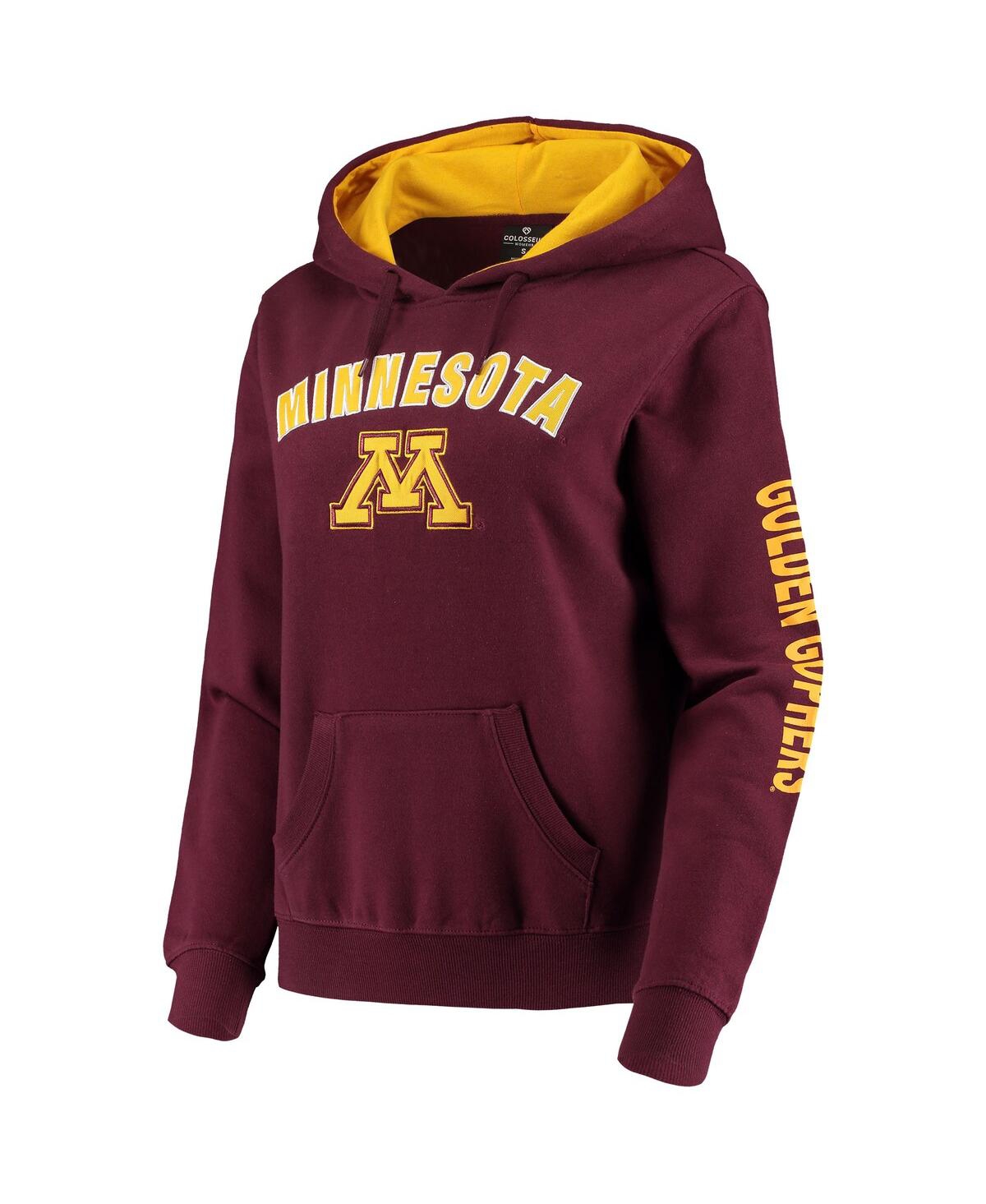 Colosseum Women's  Maroon Minnesota Golden Gophers Loud And Proud Pullover Hoodie In Maroon