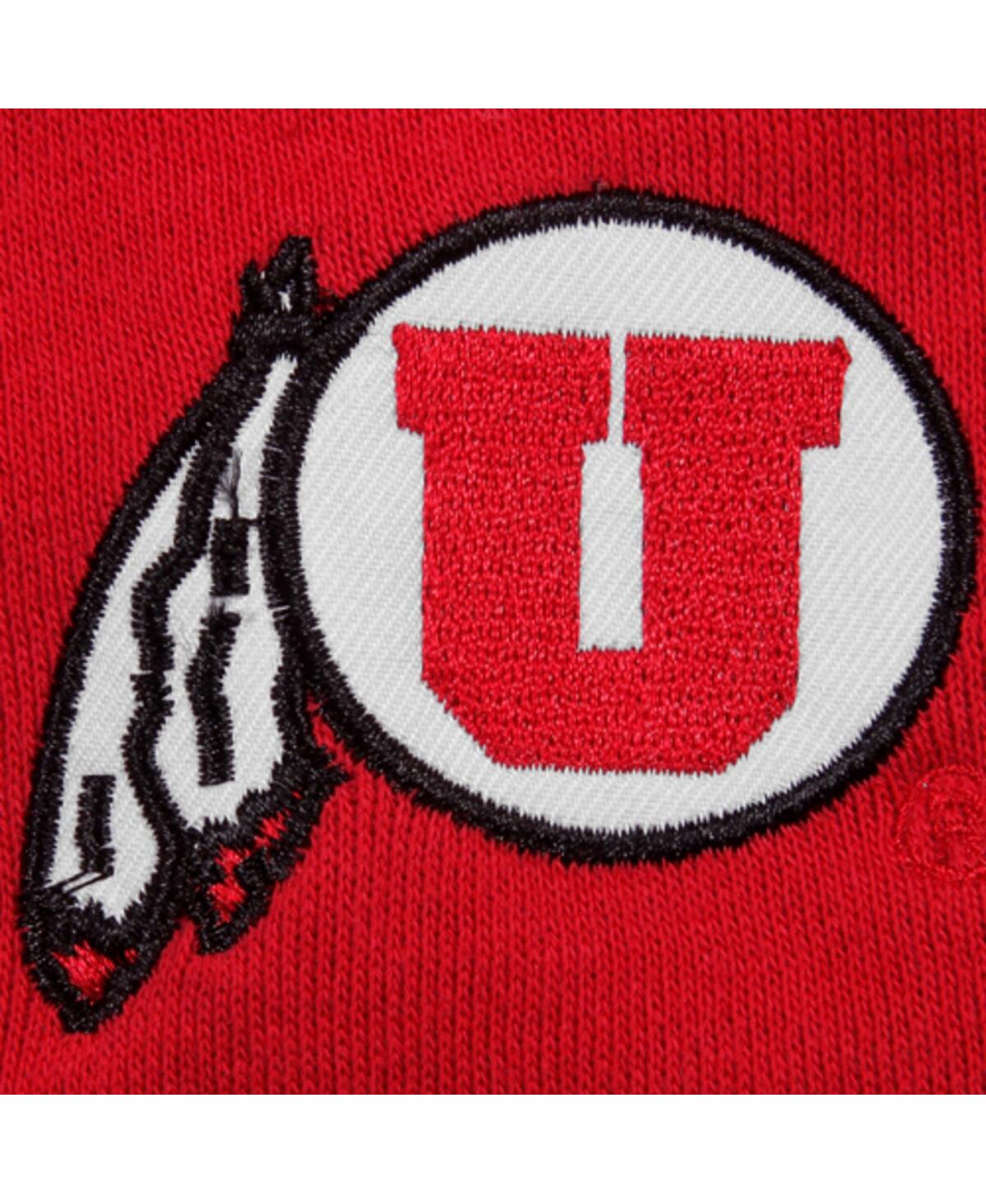 Colosseum Women's  Red Utah Utes Arched Name Full-zip Hoodie In Red