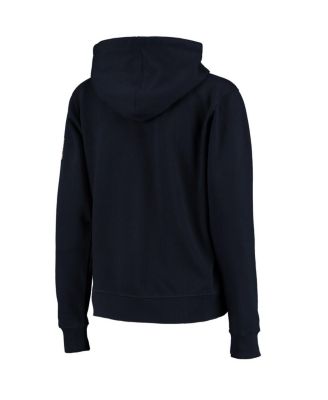 Women's Navy Syracuse Orange Arched Name Full-Zip Hoodie