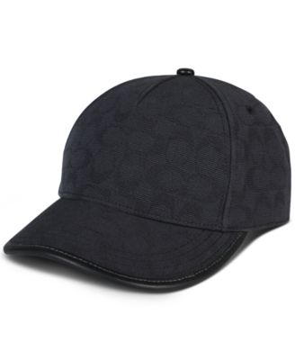 COACH Women's Signature C Logo Jacquard Baseball Hat - Macy's