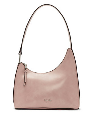 Calvin Klein Women's Holly Asymmetrical Top Zipper Shoulder Bag
