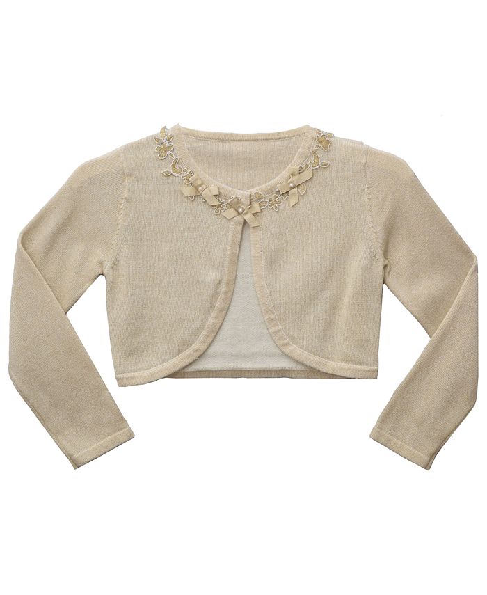 Girls gold shop sweater