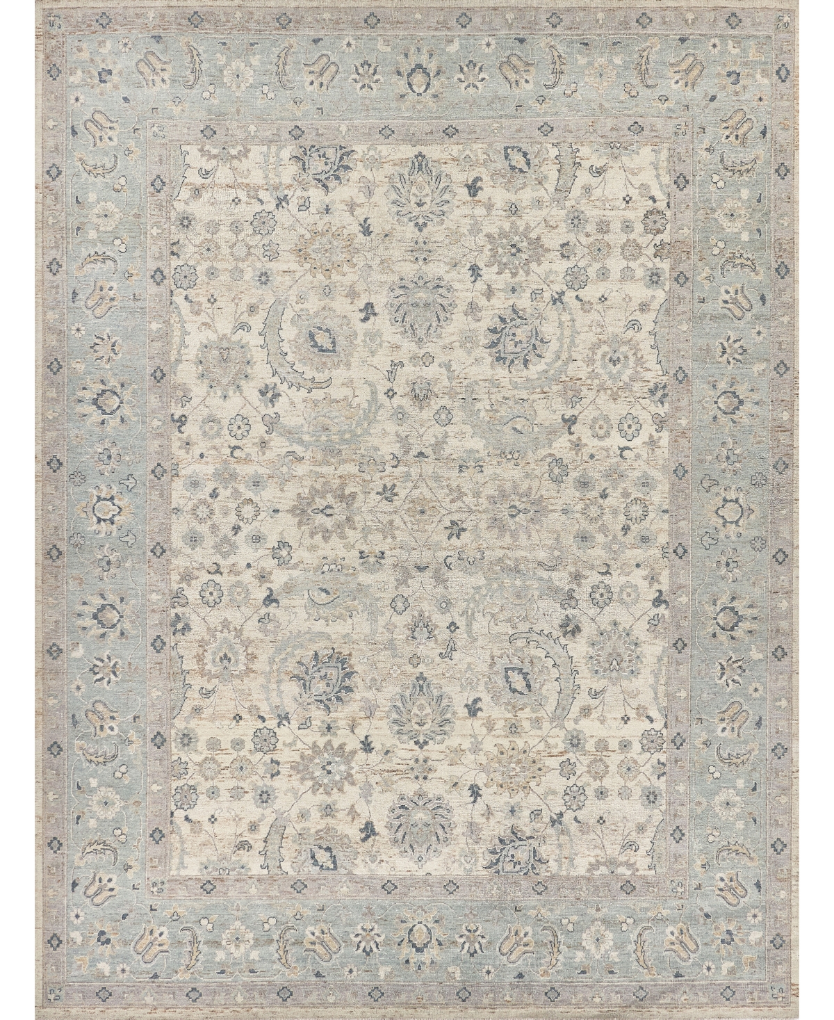 Exquisite Rugs Harper ROW5231 9' x 12' Area Rug - Ivory, Mist