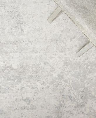 Exquisite Rugs Fine Pure Silk Er4228 Area Rug In Gray