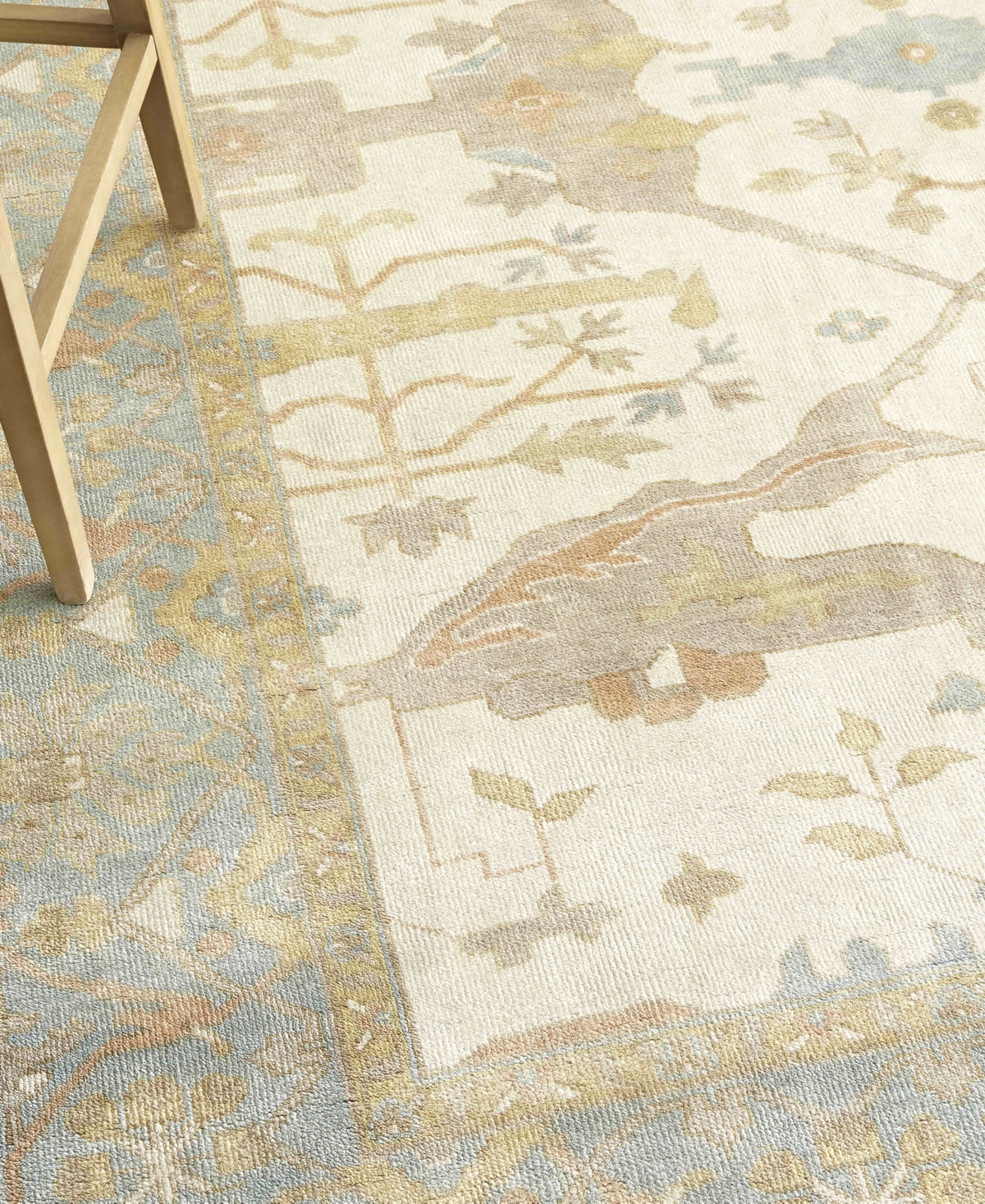 Exquisite Rugs Antique Weave Oushak ER9329 Area Rug - Blue