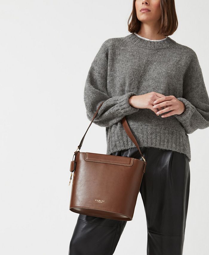 Radley London Women's Lynscott Way Medium Leather Ziptop Shoulder Bag Macy's