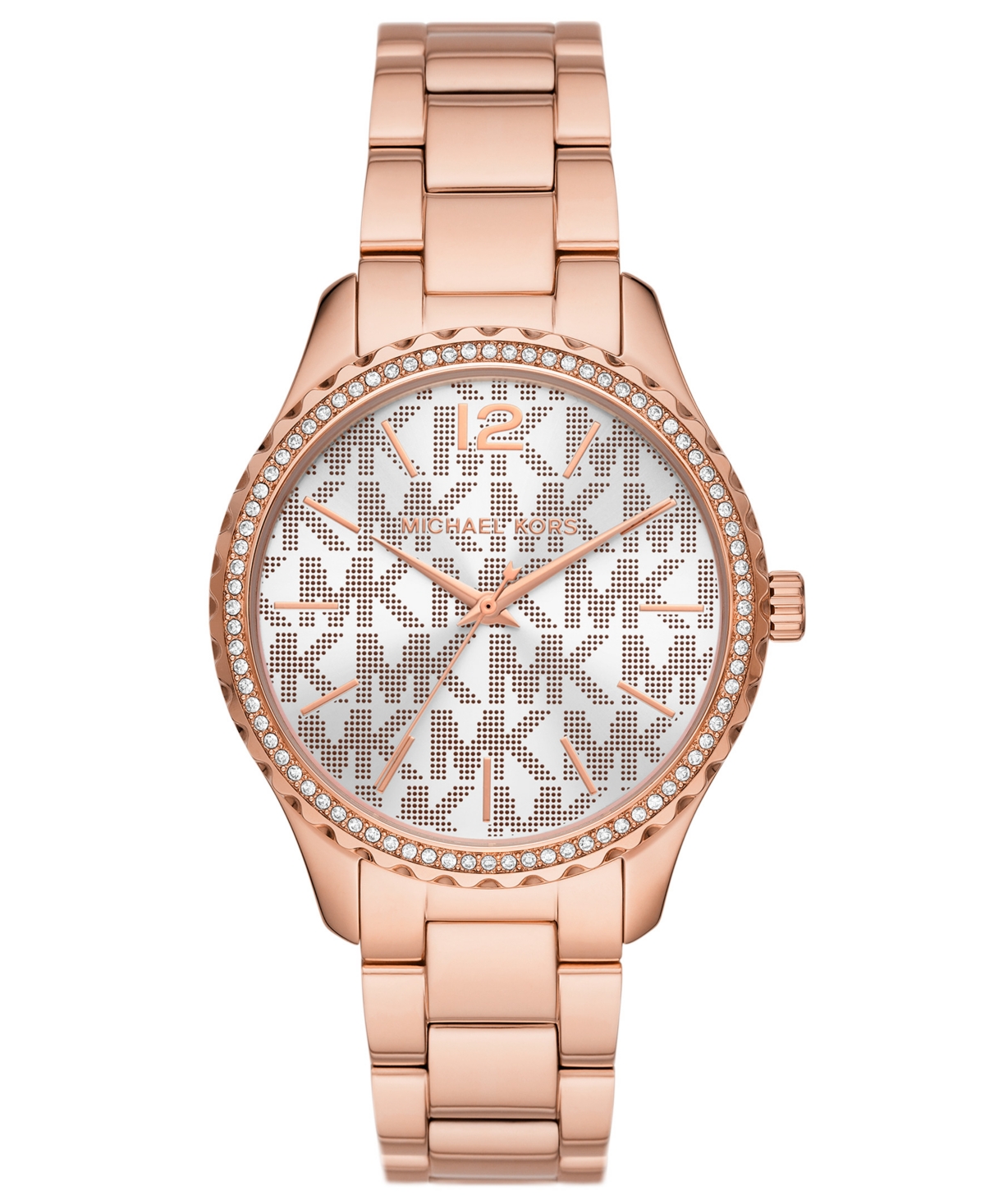Michael Kors Women's Layton Rose Gold-tone Stainless Steel Bracelet Watch 38mm