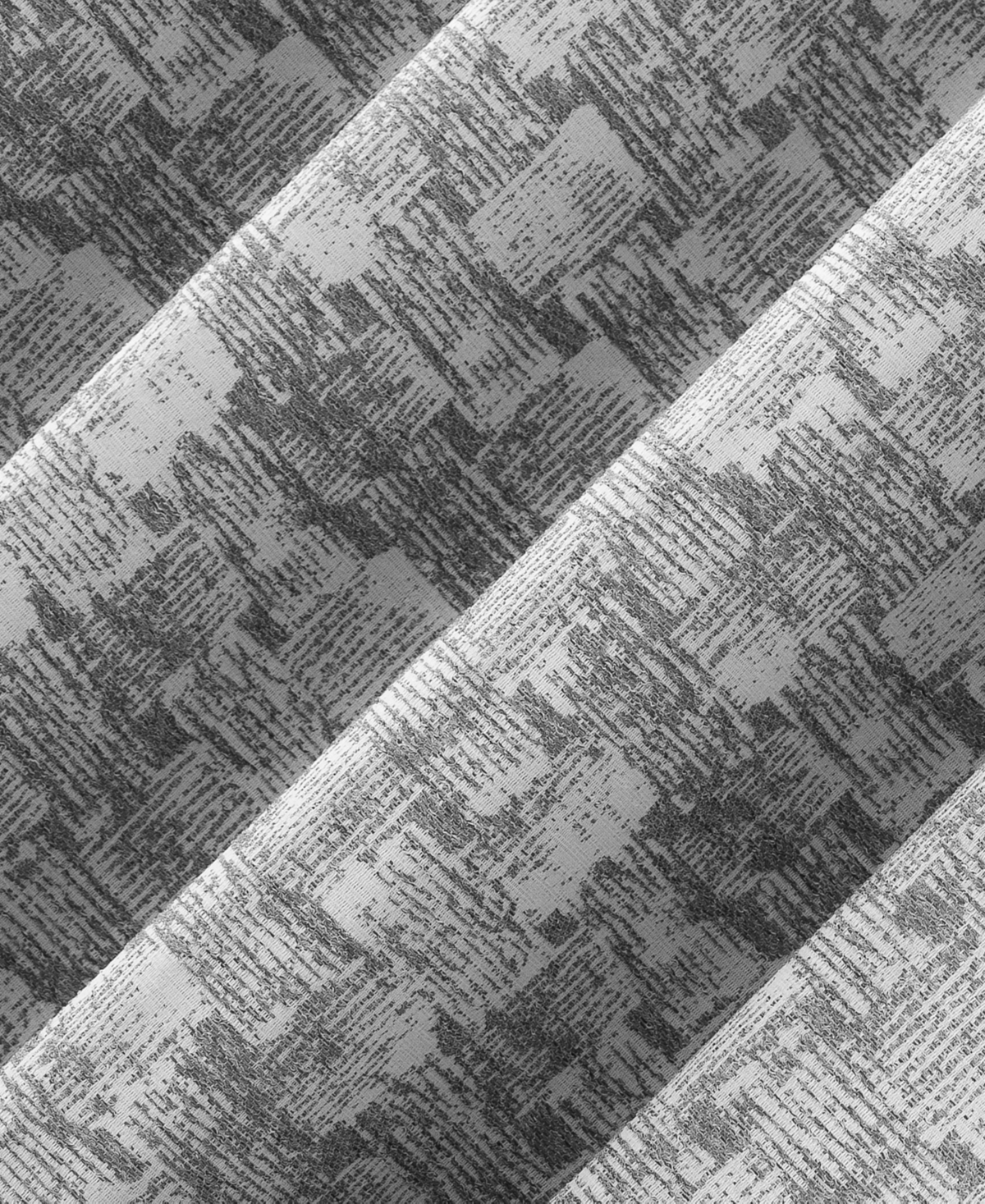 Scott Living Osaka Inverted Brushstrokes Cotton Blend 100% Blackout Grommet Curtain Panel