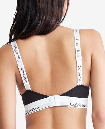 Calvin Klein, Intimates & Sleepwear, Calvin Klein Modern Cotton Triangle Lightly  Lined Bralette Black S