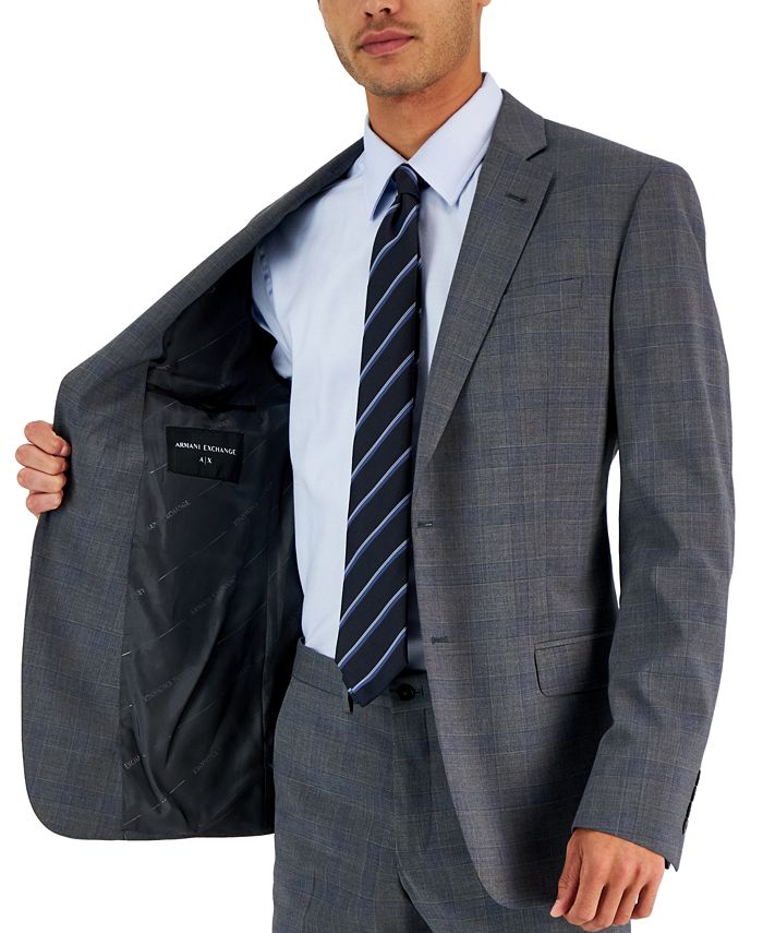 AX Armani Exchange Men's Wool Suit Separate Jacket & Reviews Suits