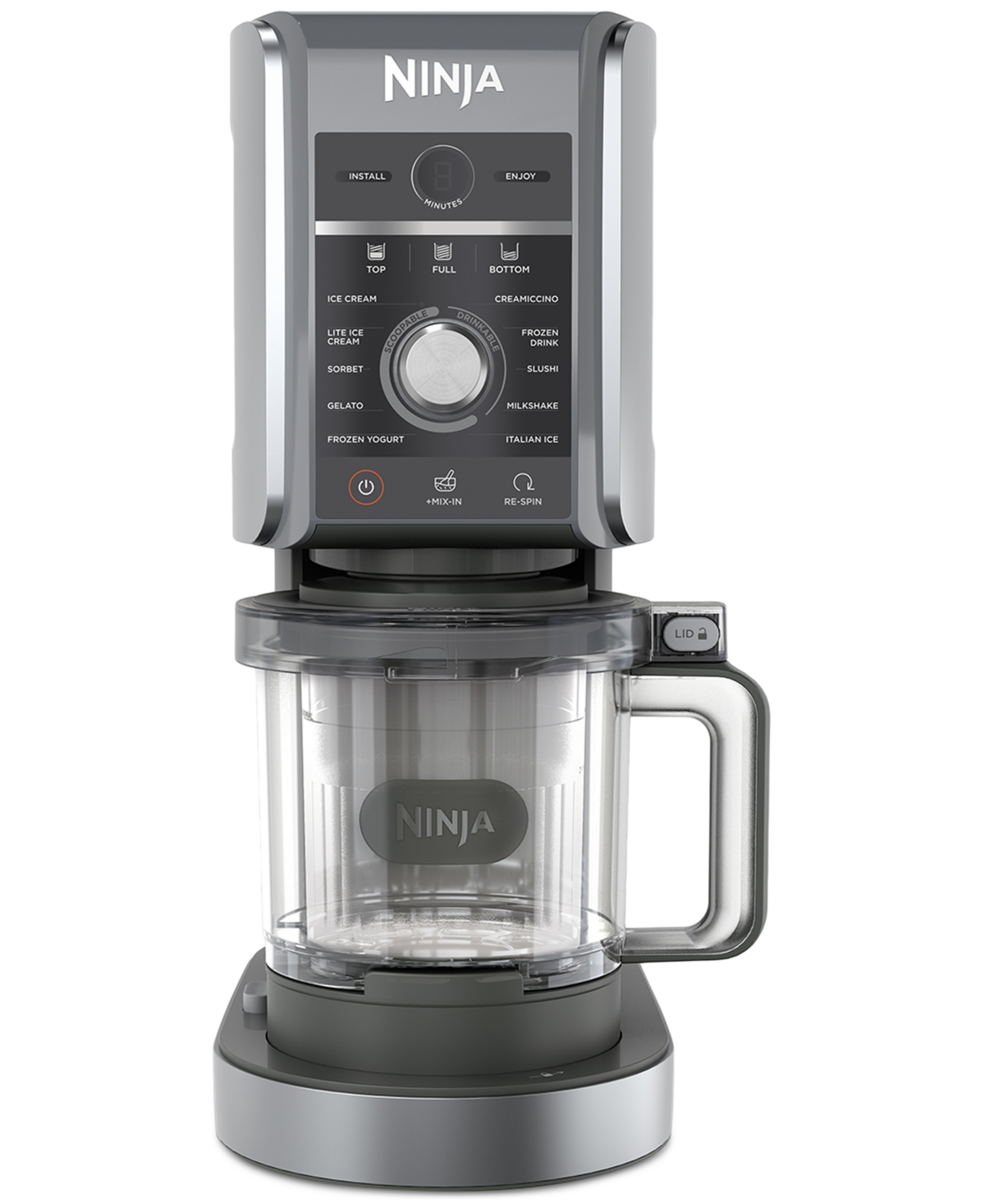 Ninja Creami Deluxe 11-in-1 Ice Cream And Frozen-treat Maker Nc501 In Black,stainless Steel