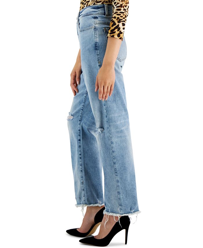 INC International Concepts Women's Curvy HighRise StraightLeg Jeans