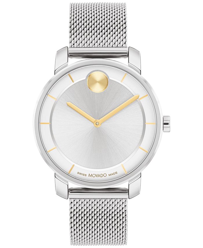 Movado Women s Swiss Bold Access Stainless Steel Mesh Bracelet