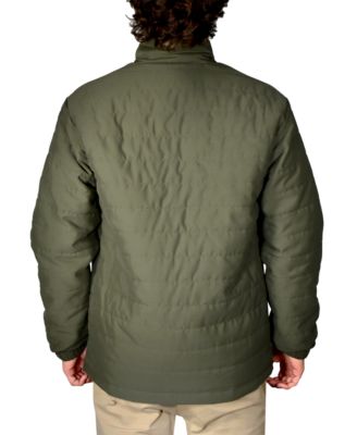Men's Quilted Full-Zip Stand-Collar Puffy Jacket