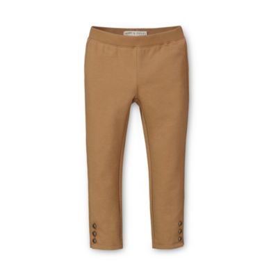 Baby Girls Button Cuff Ponte Pant