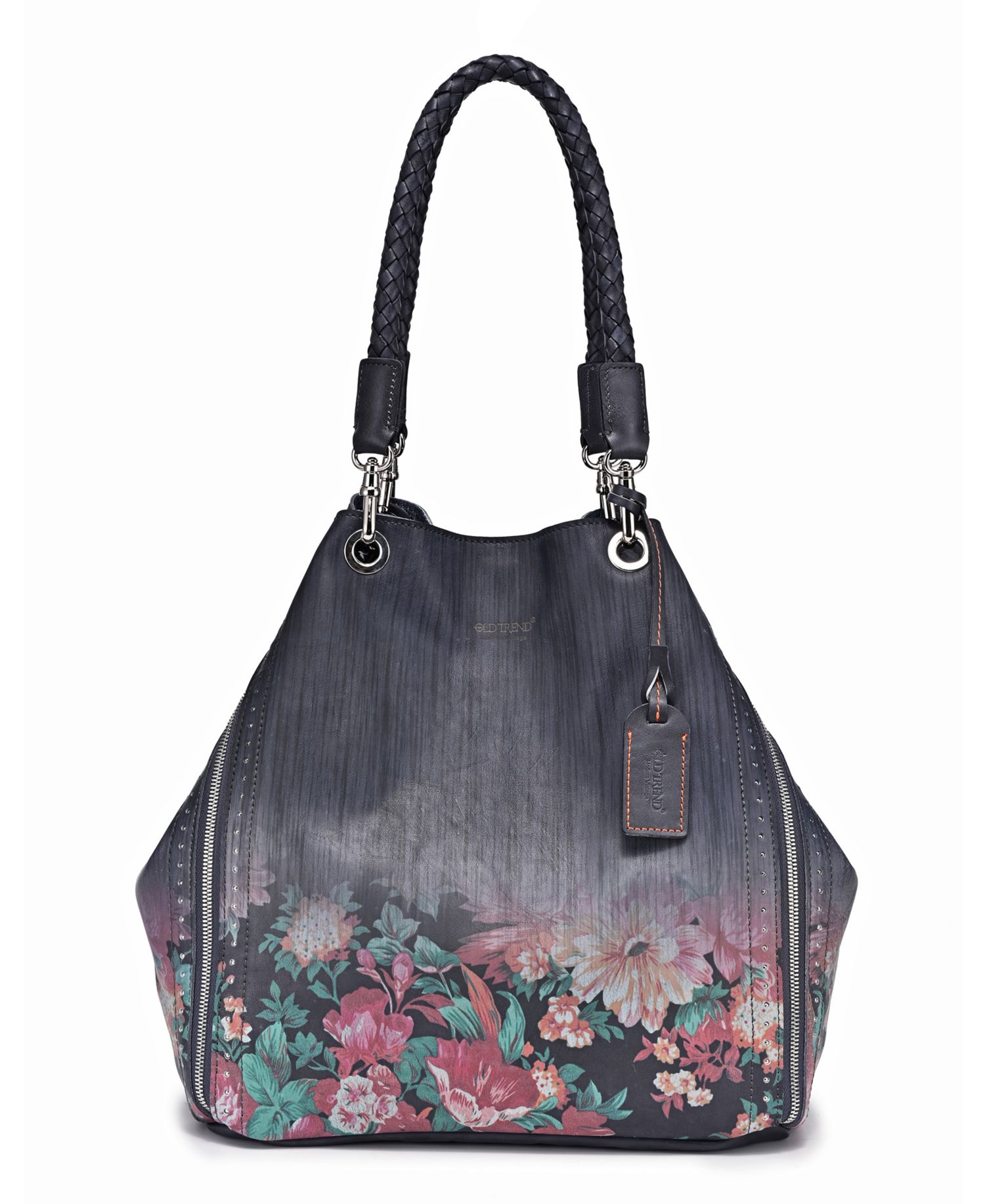 Women's Barracuda Hand Painted Clasp Closure Tote Bag