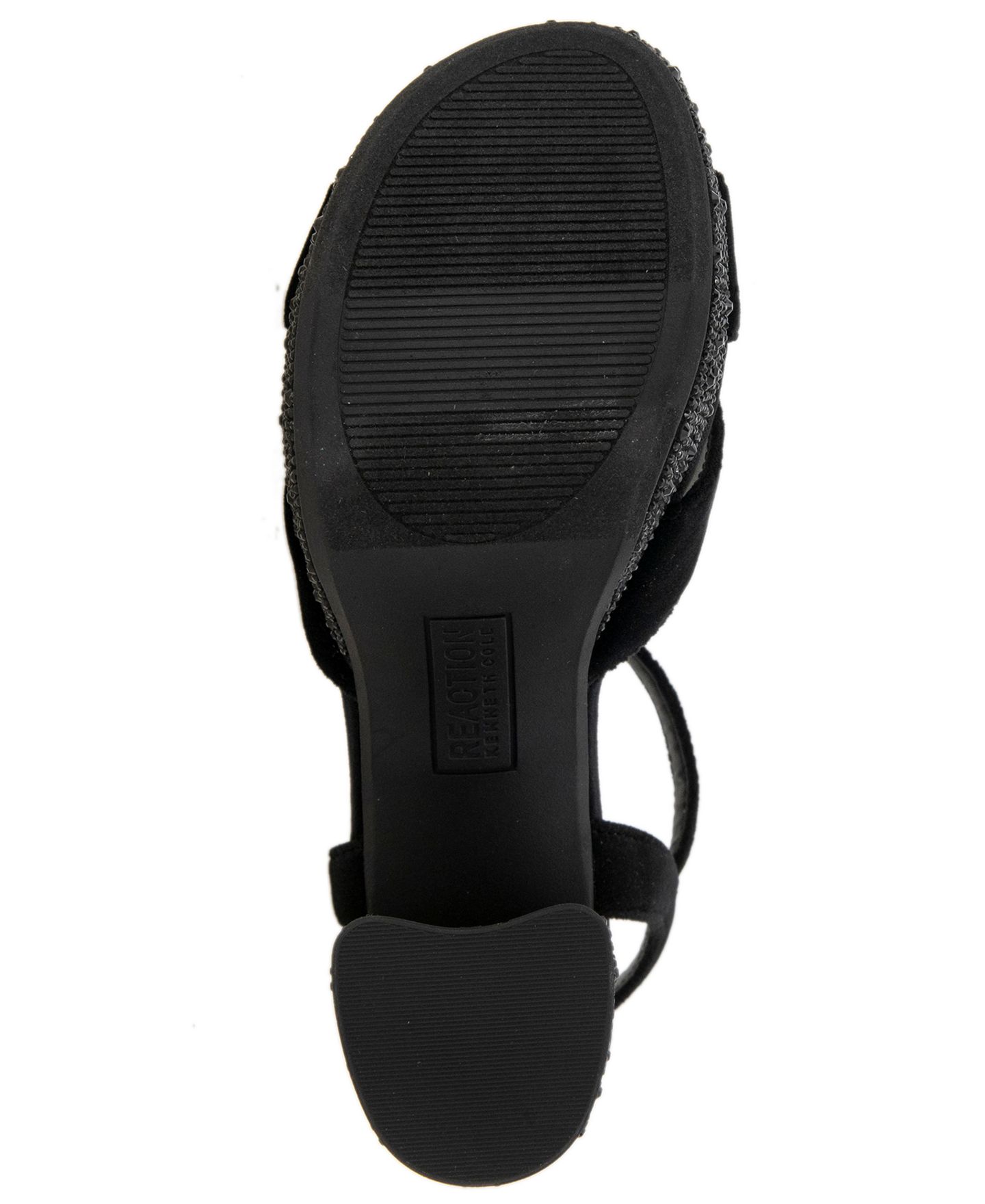 Женские сандалии Kenneth Cole Reaction Reeva Velvet Platform Dress Sandals, цвет: Чёрный бархатный — фото 5