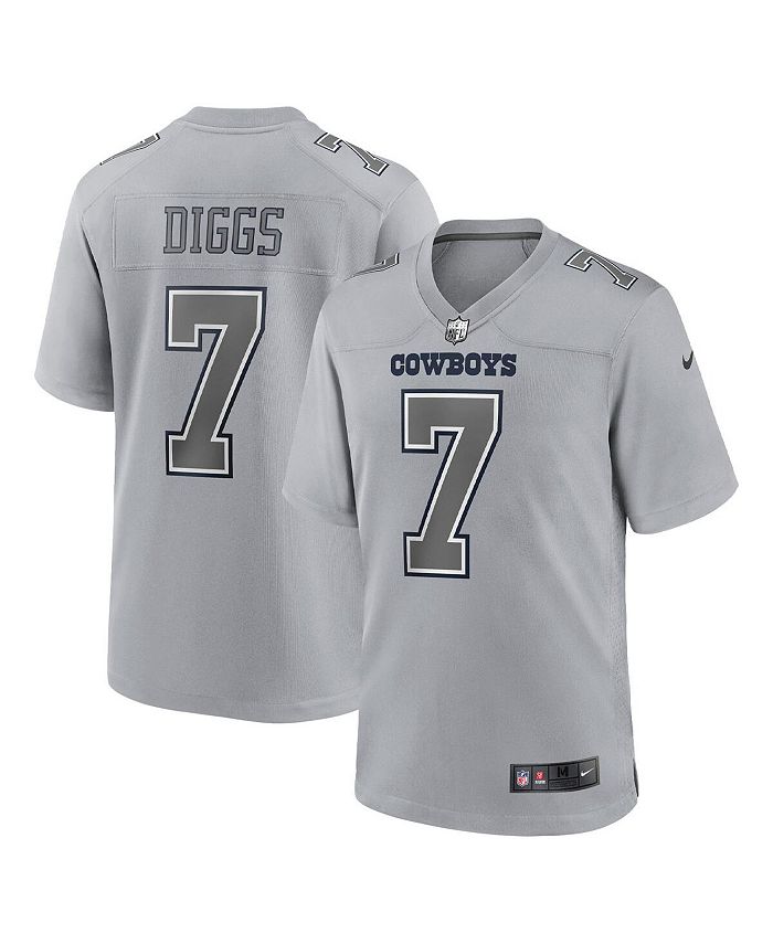 Men's Nike Trevon Diggs Gray Dallas Cowboys Atmosphere Fashion Game Jersey Size: Small