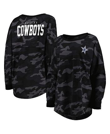 New Era Women's Black Dallas Cowboys Camo Long Sleeve T-shirt - Macy's
