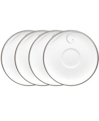 Noritake Platinum Wave Dinnerware Collection - Macy's