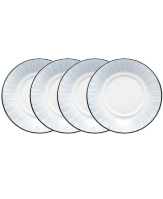 Noritake Glacier Platinum Dinnerware Collection In White