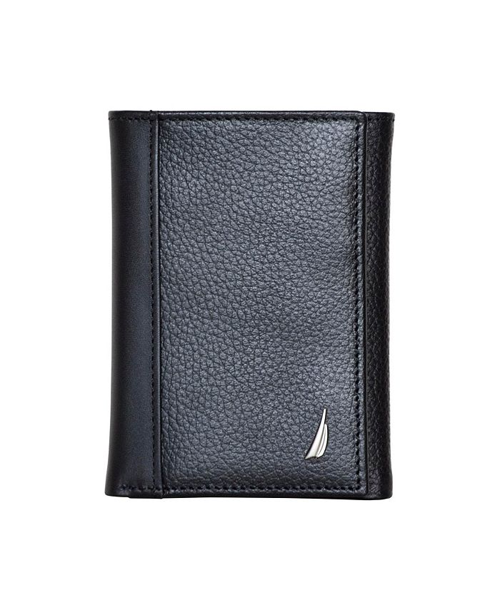 Nautica Men's Leather Trifold Wallet
