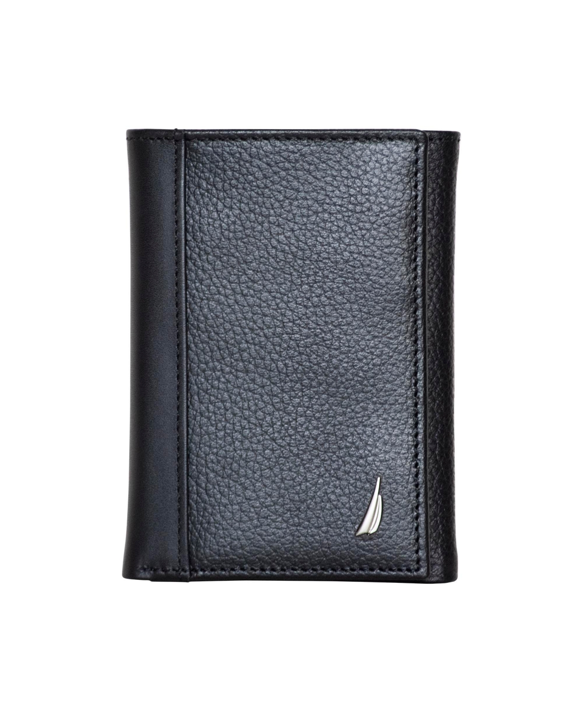Men's Trifold Leather Wallet - Brown