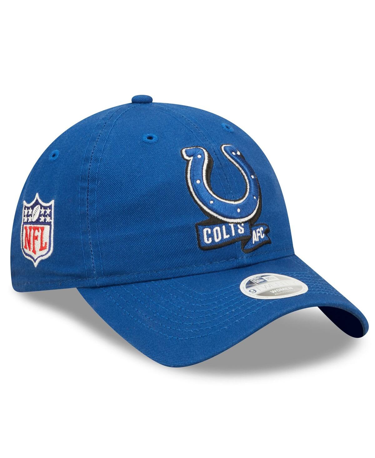 Shop New Era Women's  Royal Indianapolis Colts 2022 Sideline Adjustable 9twenty Hat