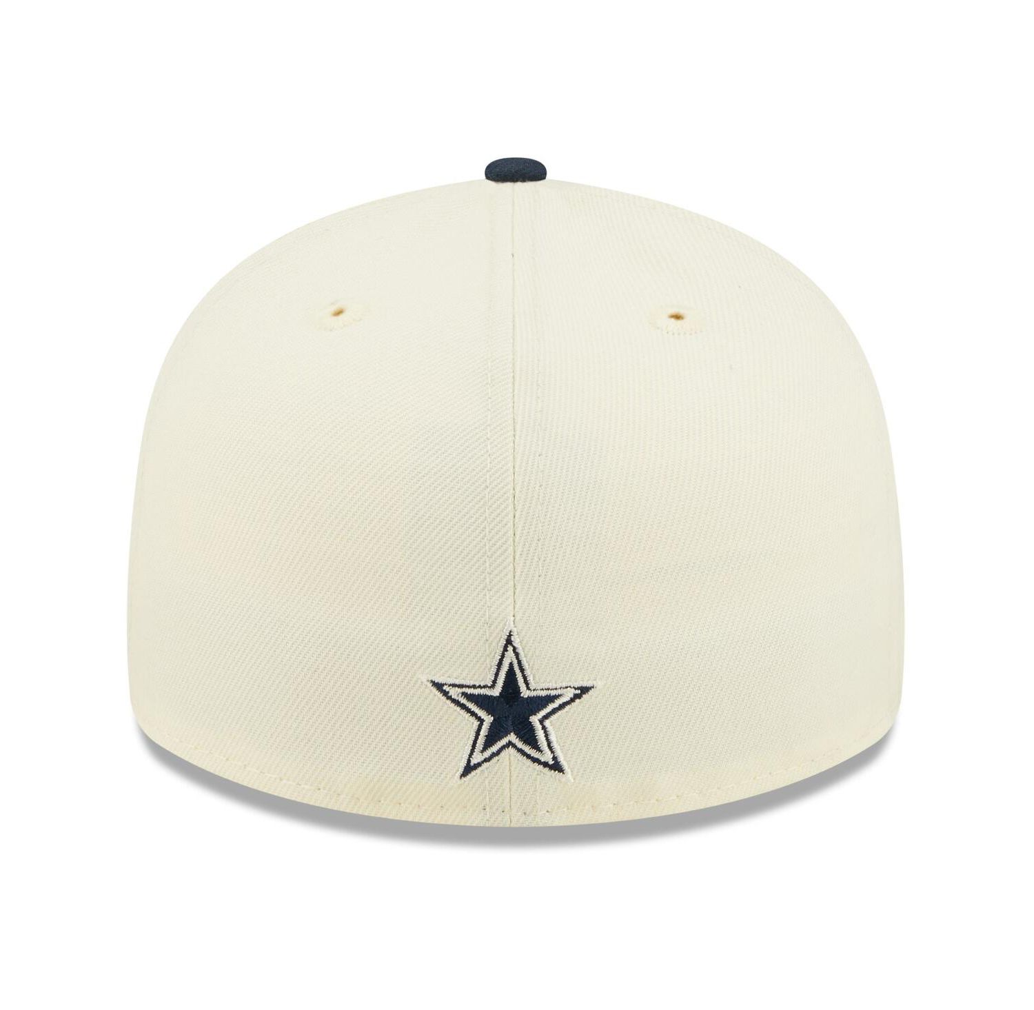 Men's Cream, Navy Dallas Cowboys 2022 Sideline Low Profile 59FIFTY Fitted Hat