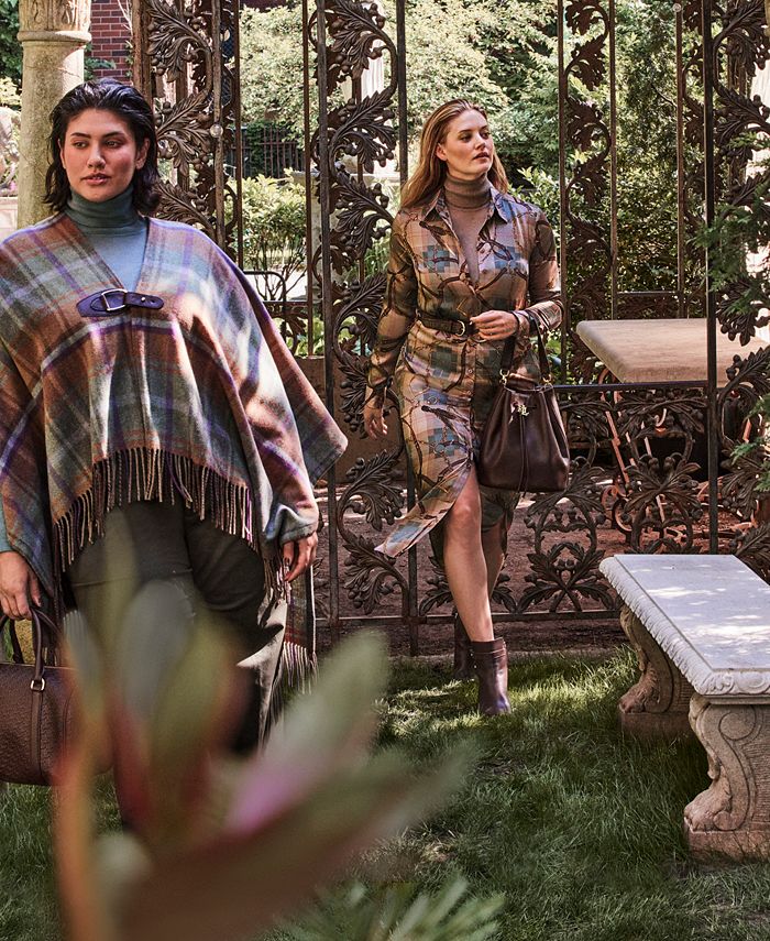 Lauren Ralph Lauren Plus Size FauxLeather Knee Patch Ponte Pants Macy's