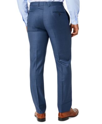 Men's Solid Classic-Fit Suit Pants