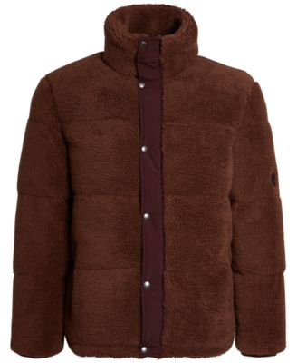 Native Youth - Men's Classic-Fit Quilted Fleece Puffer Jacket