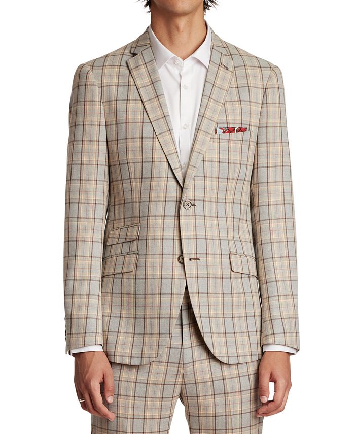 Paisley & Gray Men's Slim-Fit Dover Notch Suit Jacket - Macy's