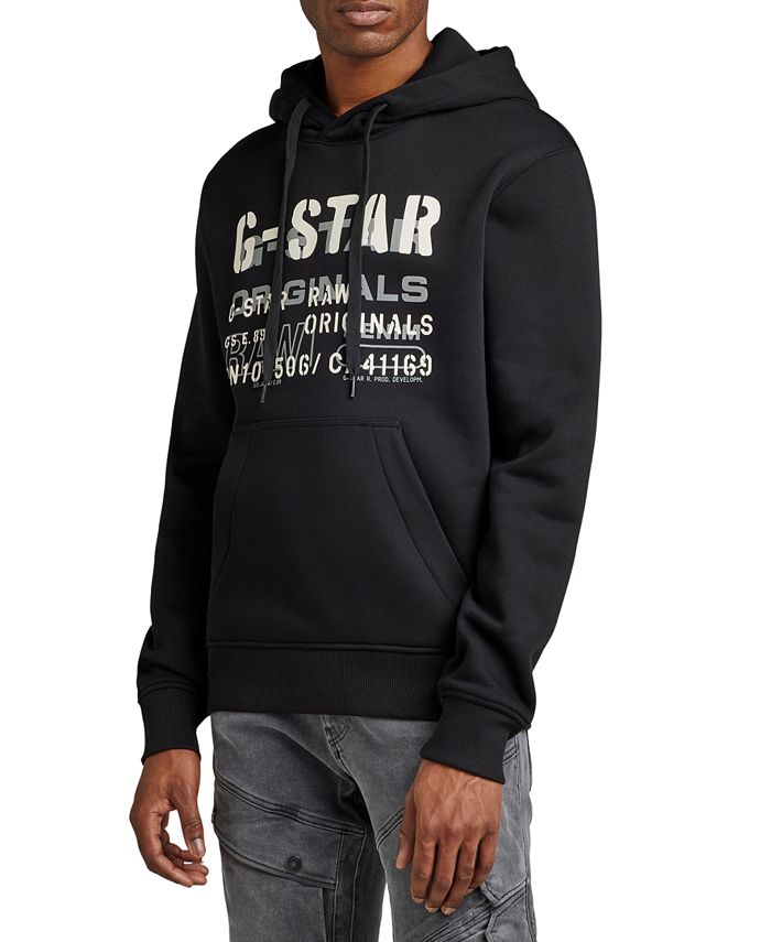 G-Star Raw Men's Double-Layer Graphic Hoodie Reviews - Hoodies & Sweatshirts - Men - Macy's