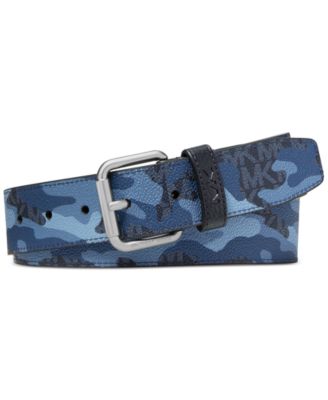 Michael Kors Men s Three Tone Camouflage Logo Belt Macy s