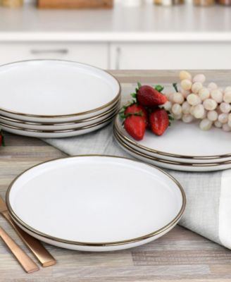 Alejandro Gold-Tone Salad Plates, Set of 6