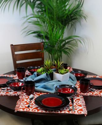 Toro 16 Pc. Dinnerware Set, Service for 4