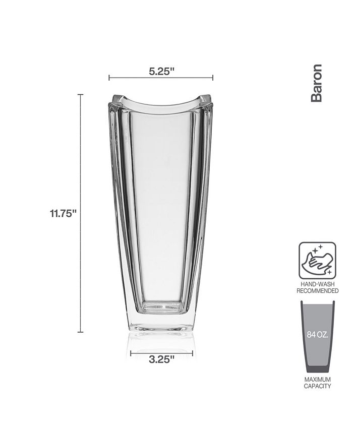 Mikasa Baron 11.75" Crystal Vase Macy's