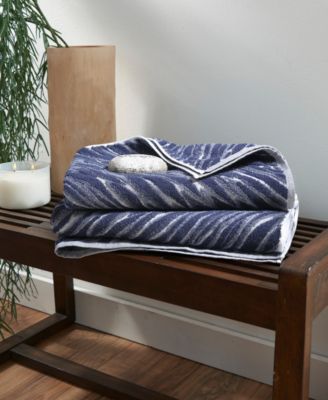 Shibori Cotton Hand Towel, 20" x 30"