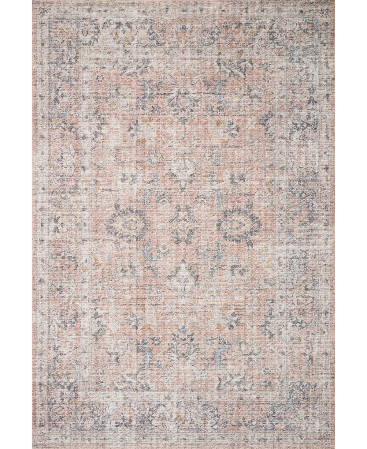 Loloi Ii Skye Sky-01 6' x 9' Area Rug - Rose, Gray