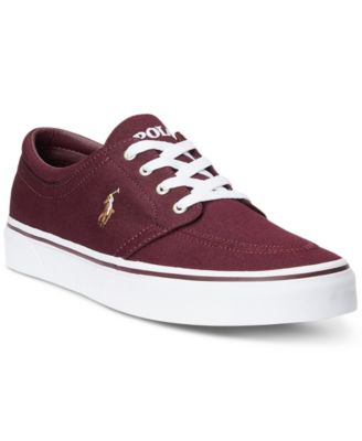 Polo Ralph Lauren Men's Faxon X Canvas Sneakers Macy's