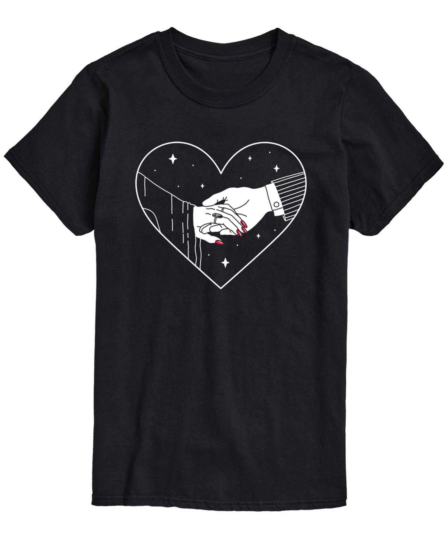 Мужская футболка AIRWAVES Monsters Holding Hands Classic Fit, цвет: Чёрный — фото 1