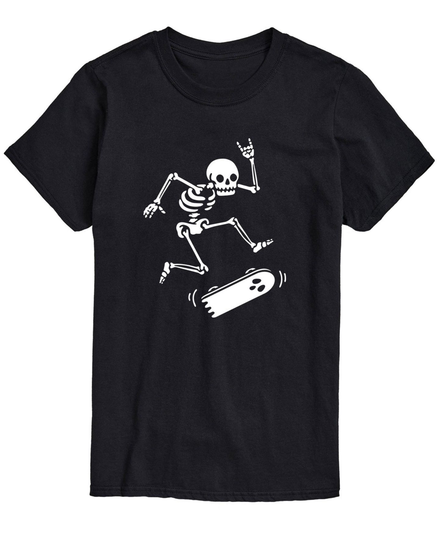 Мужская футболка AIRWAVES Skateboarding Skeleton Classic Fit, цвет: Чёрный — фото 1