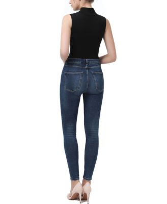 Women's Turtleneck Sleeveless Bodysuit