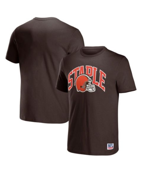 Мужская футболка NFL Properties NFL X Staple Black Cleveland Browns Lockup Logo Short Sleeve