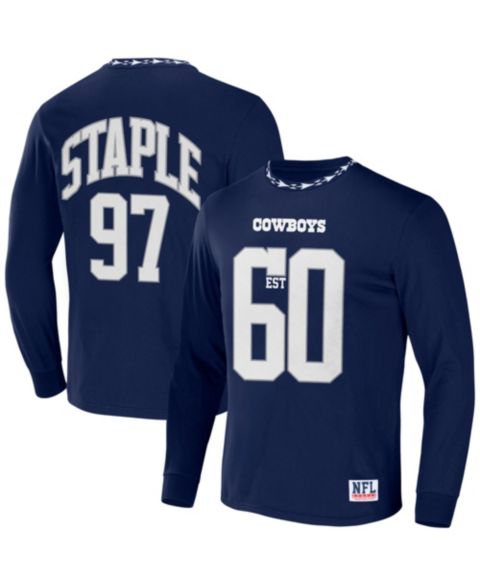 Мужская футболка NFL Properties NFL X Staple Navy Dallas Cowboys Core Long Sleeve Jersey Style