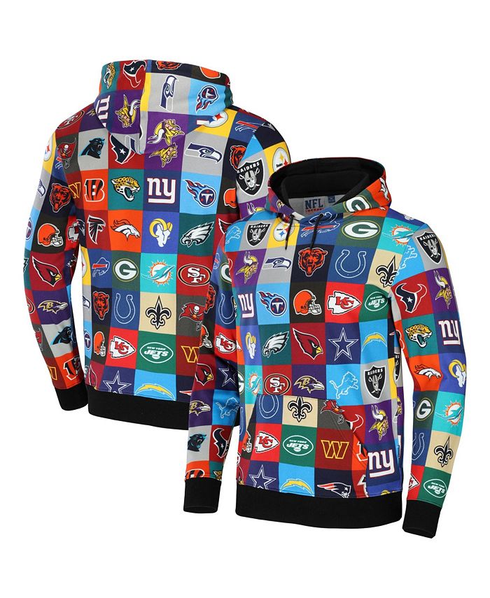 NFL Properties Men's NFL X Staple Black Shield Merchandise Overtime Printed  Pullover Hoodie - Macy's