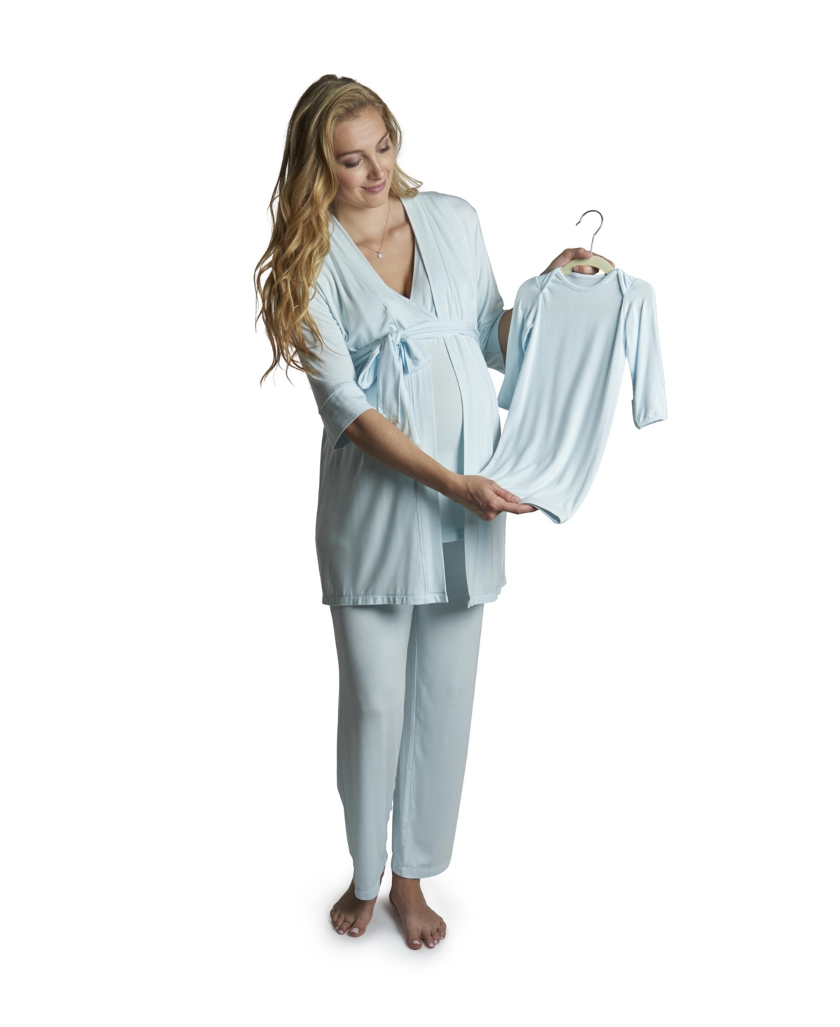 Women's Everly Grey Analise During & After 5-Piece Maternity/Nursing Sleep Set - Latte